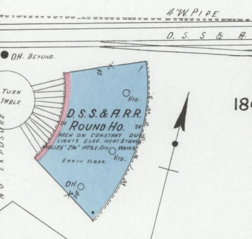 DSSA Ishpeming Roundhouse Map